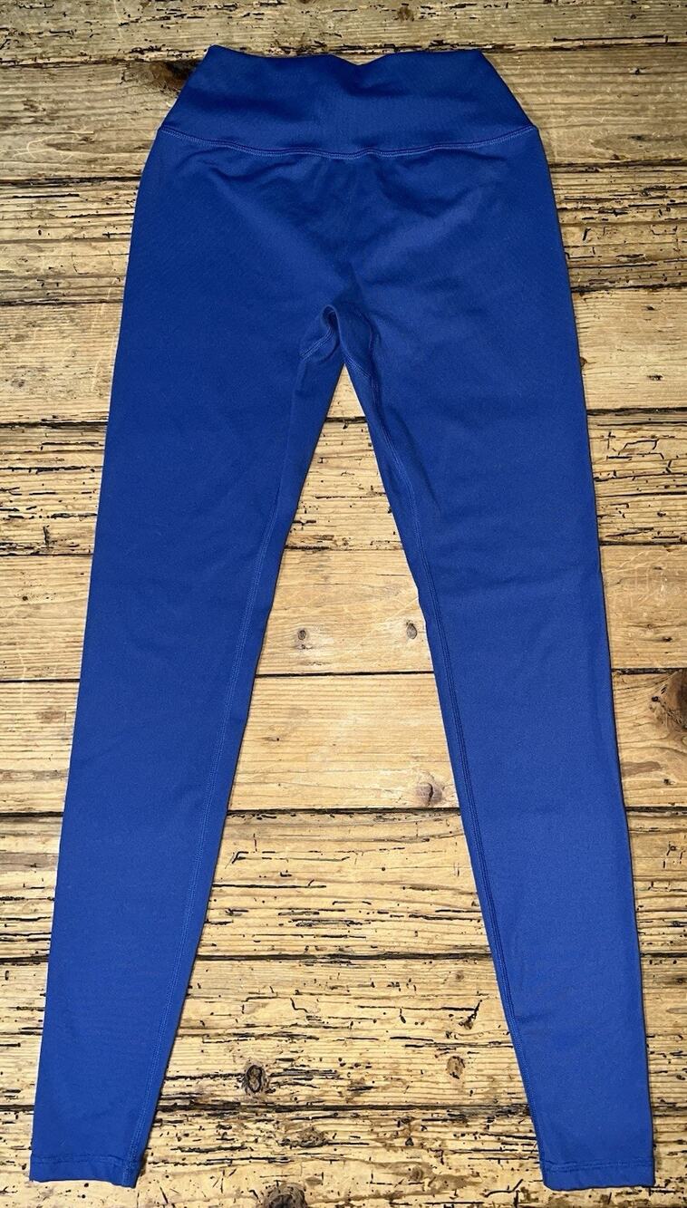 Alphalete Women's Size S Blue Leggings Active High Waisted Seamless NWOT